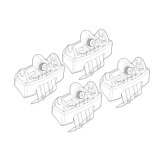 Kit montaj bare plafon C245 pentru Audi A3 Sportback si Q4 Sportback E-Tron