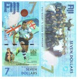 Fiji 7 Dollars 2016-17 Comemorativa P-120 UNC