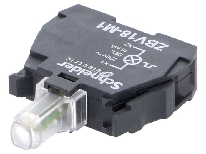 Element de iluminare LED albă 22mm