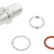 Conector N soclu drept 50&Omega; aurit
