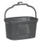 Coș Plastic Diamond, Gri, Capacitate 2.8L, 21.5x15x12.5 cm, Suport C&acirc;rlige Rufe