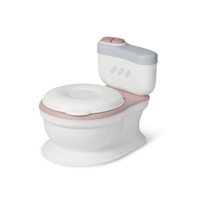 Olita de tip WC, muzicala, alb si rose foto