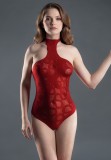Le Desir body Rosary Halter One Size Red