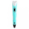 Creion 3D MRG M3DPEN2 Albastru, Afisaj Digital, Incepatori + 3 Filamente PLA, Joc Creativ, Arta 3D