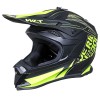 Casca Moto Cross Enduro ATV WLT XL (61-62cm) Negru/Galben Neon, ABS, Interior Detasabil, Cozoroc Reglabil