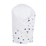 Cumpara ieftin Patura de infasat pentru bebelusi Klups Happy Bear, 75x75 cm, bumbac