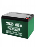 Acumulator 12V, TED Electric, Dimensiuni 151 x 98 x 95 mm, Baterie 12V, 15Ah, TED Electric, Oem