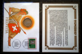 P.319 PLIC FILATELIC NUMISBRIEF ELVETIA 2 FRANCS 2019 B, Europa