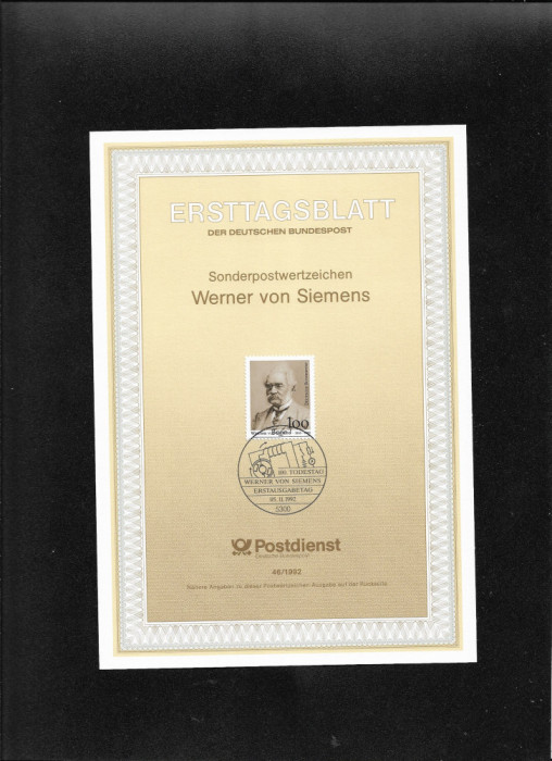 Germania FDC 46.1992