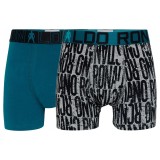 Cristiano Ronaldo boxeri de copii 2pack CR7 navy-text - 7/9 let