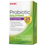 Probiotic cu enzime digestive 25 Miliarde CFUs Probiotic Solutions With Enzymes, 30 capsule, GNC