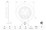 BOSCH 0 986 479 646 Disc frana