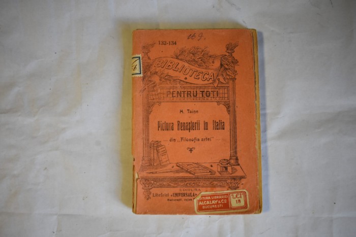 H. Taine - Pictura Renasterii in Italia din Filozofia Artei (Biblioteca pentru toti nr. 132-134)