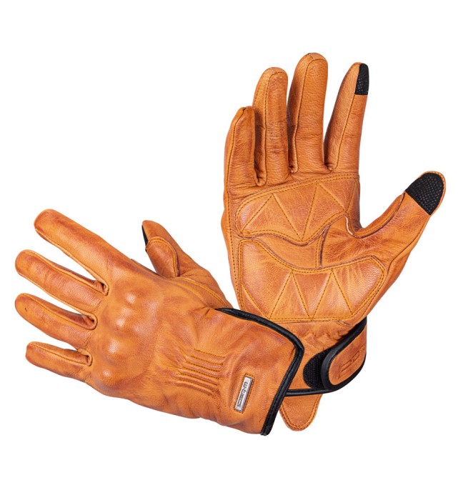 Manusi Moto Piele W-TEC Dahmer, M, Maro Deschis