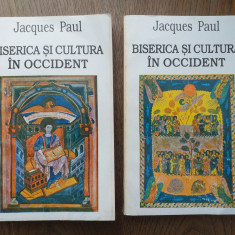 Biserica si cultura in Occident, 2 vol - Jacques Paul (Meridiane, 1996)