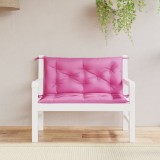 Perna Banca Gradina Gossi 100x50x7 cm, Textil Poliester, Roz, Set 2 Bucati, Exterior