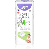 BELLA Baby Happy Soft&amp;Delicate Size 4 Maxi scutece de unică folosință 8-14 kg 44 buc