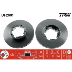 TRW Disc frana foto