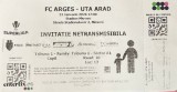 Bilet FC Arges Pitesti v UTA Arad 31.01.2026 Superliga