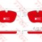Set placute frana,frana disc VW TIGUAN (5N) (2007 - 2016) TRW GDB1726DTE