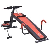 Banc de antrenament HOMCOM multifuncțional cu design pliabil, pentru &icirc;ntregul corp, &icirc;ncărcare maximă 120 kg | Aosom Romania