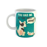 Cana alba personalizata You had me at the first woof, INOVATIX&reg;. 330 ml