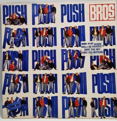 Bros &amp;lrm;&amp;ndash; Push NM / NM vinil LP disc CBS Europa 1988 synth pop foto
