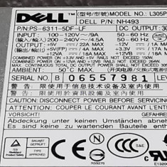 Sursa PC Dell L305P-1 305Watt