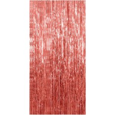 Perdea franjurata, flippy, model decor petrecere, pentru fundal de poze, amenajare colorata a petrecerii, dimensiune 100x200 cm, rose gold