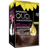 Vopsea de par permanenta fara amoniac Model Garnier Olia 5.15 Chocolat Glace, 112 ml