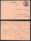 Germany Reich 1921 Old postcard postal stationery Feldberg to Karlsruhe DB.035