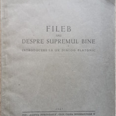 Fileb sau despre supremul bine: introducere la un dialog platonic - St. Bezdechi