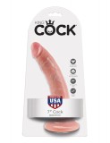 King Cock 7 Flesh Realistic Dildo (DB)