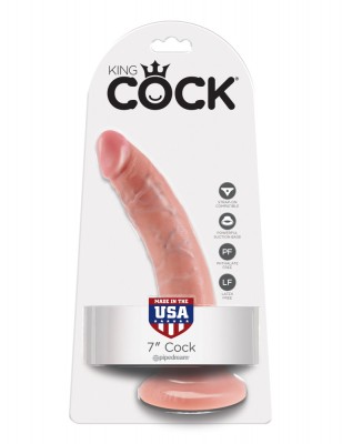 King Cock 7 Flesh Realistic Dildo (DB) foto