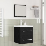 vidaXL Set de mobilier pentru baie Pe perete 2 pcs stejar artizanal 3393509