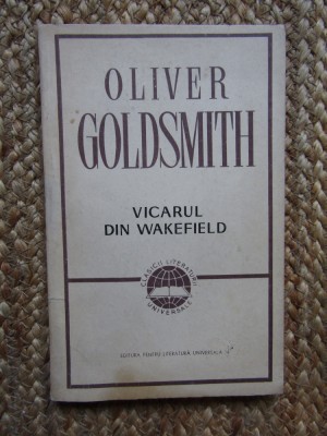Oliver Goldsmith - Vicarul din Wakefield foto