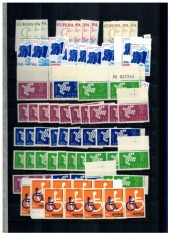 Cipru - Colecție timbre neuzate in clasor si plicuri, multe dubluri