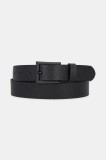 Sisley curea de piele culoarea negru, 6Q4CSL01E