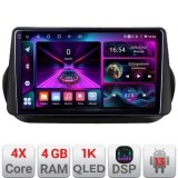 Navigatie Peugeot Bipper, CitroenNemo, Fiat Qubo 2008-2017 Android radio gps internet 4+64 InCell Display 1K Kit-bipper+EDT-E210-RK V2 CarStore Techno