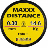 FIR ( GUTA ) Hakuyo MAXXX DISTANCE GALBEN FLUO NEON 1200M 0.30MM/14.6KG