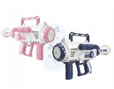 Pistol pentru baloane de sapun 12 orificii maner transport solutie inclusa lumini si muzica, ProCart