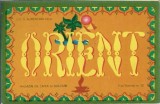 NI1134 Orient, magazin de cafea și dulciuri, ICS Alimentare Cluj, 1972, calendar de buzunar