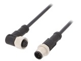 Cablu M12 1m, 5 pini, IP68/IP69K