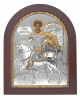 Sfantul Dumitru Foita Argint 925 190x156mm COD: 1397