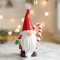 Ornament de Craciun din Rasina pentru Decor, Flippy, Model Spiridus, Decoratiune de Birou pentru Craciun, 14.5 x 7 x 5 cm, Rosu Alb