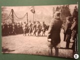 Fotografie militarie si razboaie , parada militara Sinaia , anii 1938 -1939 , Carol al II lea