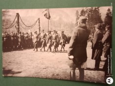 Regalitate Romania ,fotografie militarie si razboaie , parada militara Sinaia , anii 1938 -1939 , Carol al II lea