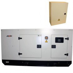 Generator insonorizat SENCI SCDE72i-YS putere maxima 71.5 kVA 400V ATS inclus foto