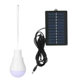 Bec portabil cu panou solar pentru camping, utilizare exteriorinterior, 3.6V, 400 mAh, 6.2 x 10 cm, alb rece