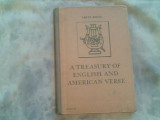 A treasury of english and american verse-Selected by Dr.Fritz Krog, Alta editura